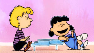 Lucy Van Pelt And Schroeder Piano Wallpaper