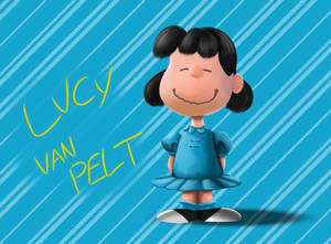 Lucy Van Pelt Digital Illustration Wallpaper