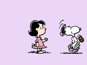 Lucy Van Pelt Easter Wallpaper