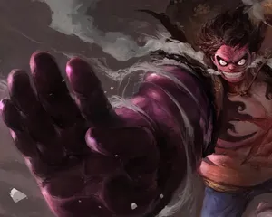Luffy Gear 4 Freaky Smile Wallpaper