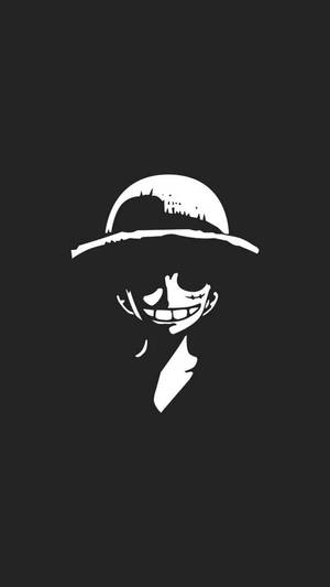 Luffy Monochrome One Piece Iphone Wallpaper