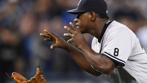 Luis Severino Glove Flying Off Wallpaper