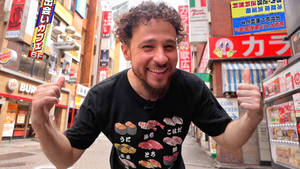 Luisito Comunica Sushi Shirt Wallpaper