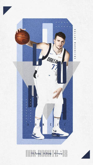 Luka Doncic Faded Art Wallpaper