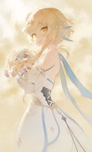 Lumine Flowers Genshin Pfp Wallpaper