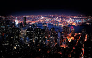 Luminous City New York Hd Wallpaper