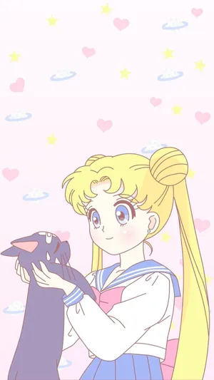 Luna And Sailor Moon Pfp Wallpaper
