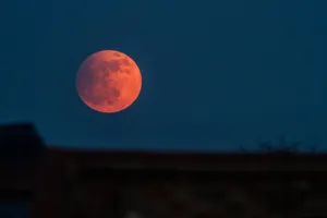 Lunar Eclipse Night Sky Wallpaper