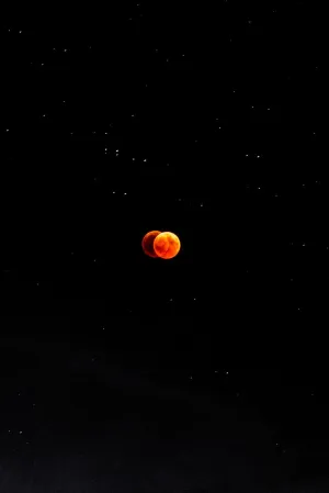 Lunar Eclipse Portrait Wallpaper