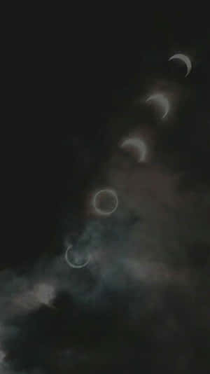 Lunar Phases Grunge Tumblr Aesthetic Wallpaper