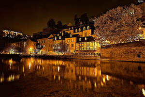 Luxembourg Warm Lights Wallpaper