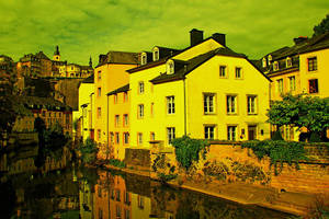 Luxembourg Yellow Tint Wallpaper