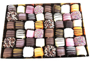 Luxurious Marshmallow Gift Box Wallpaper