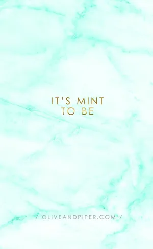 Luxurious Mint Green Marble For Interior Decor Wallpaper