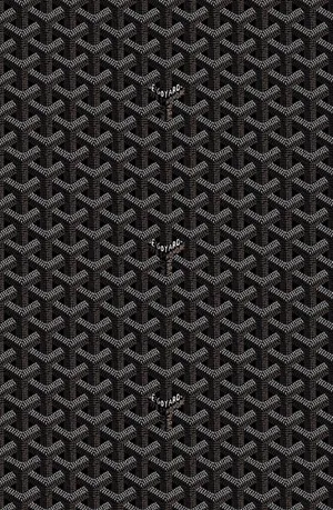Luxury Aesthetic Maison Goyard Pattern Wallpaper