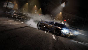 Luxury Car Accident Wallpaper