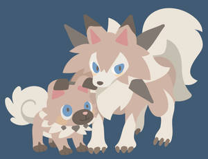 Lycanroc Evolutions Wallpaper