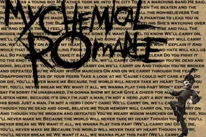 M C R_ Lyrics_ Background Wallpaper