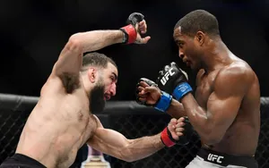 M M A Fight Punch Connect Wallpaper