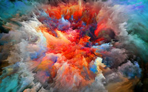 Mac Artwork Featuring Abstract Cloud Wallpaper