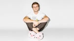 Mac_ De Marco_ Pig_ Slippers_ Portrait Wallpaper