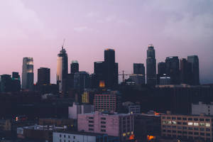 Macbook Air City Dusk Wallpaper