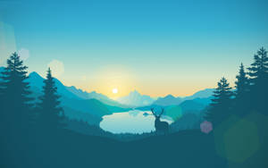 Macbook Pro Firewatch Sunrise Wallpaper