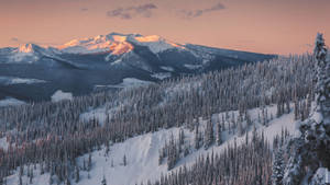 Macbook Pro Snowy Mountain Range Hd Wallpaper