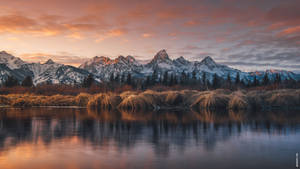 Macbook Pro Teton Mountain Range Hd Wallpaper