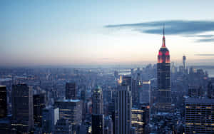 Macbook Retina With Empire State Building Wallpaper