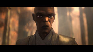 Mace Windu Close-up Tales Of The Jedi Wallpaper