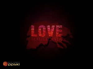 Macedonia Love Typography Wallpaper