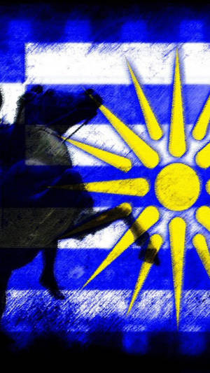 Macedonia Vergina Sun Beside Horse Wallpaper