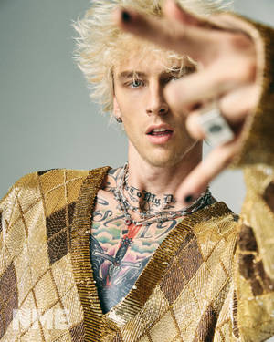 Machine Gun Kelly Nme Magazine Wallpaper