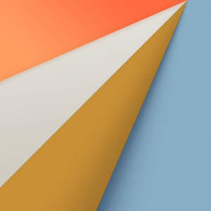 Macos Big Sur Triangles In Warm Tones Wallpaper