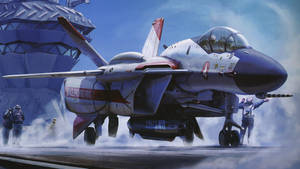 Macross Aircraft Digital Art Wallpaper