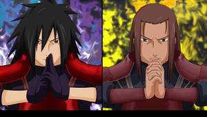 Madara And Hirashima, Two Great Warriors Wallpaper