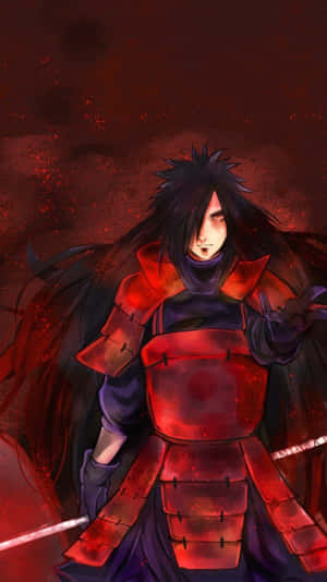 Madara Uchiha: Untamed Power Wallpaper