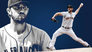 Madison Bumgarner Throwing Baseball Wallpaper