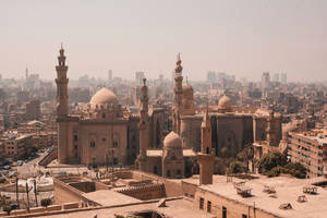 Madrasa Of Sultan Hassan Egypt Wallpaper