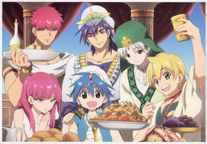 Magi The Labyrinth Of Magic Festival Wallpaper