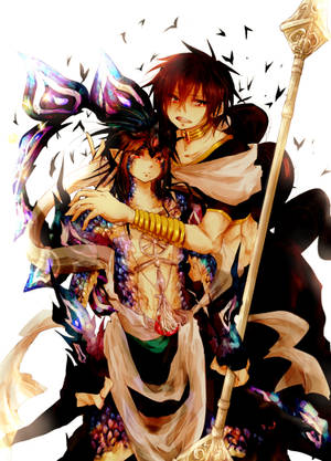 Magi The Labyrinth Of Magic Judal Twins Wallpaper