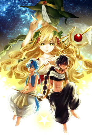 Magi The Labyrinth Of Magic Magicians Wallpaper