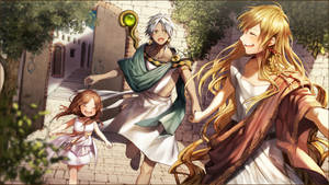 Magi The Labyrinth Of Magic Royal Family Wallpaper