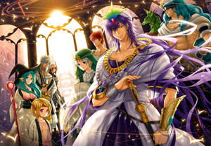 Magi The Labyrinth Of Magic Seven Seas Wallpaper