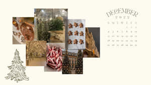Magical Calendar Christmas Mac Aesthetic Wallpaper