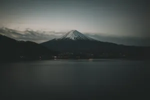 Magical Japan In A Dark Shade Wallpaper