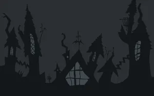 Magical Journey In Halloweentown Wallpaper
