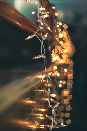 Magical Twinkle Of Fairy Lights Wallpaper