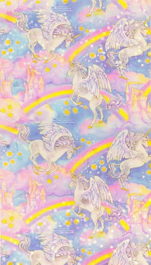 Magical Unicorns From The World Of Lisa Frank! Wallpaper